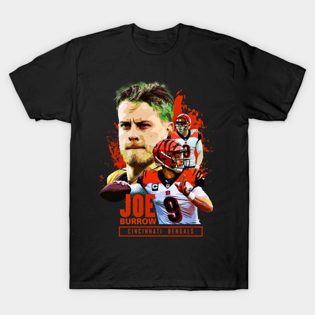 joe burrow - bengals T-Shirt by Nashida Said